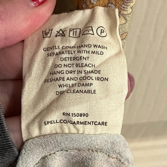 SPELL BELLADONNA MIDI SLIP DRESS S SMALL FLORAL - Picture 8 of 16